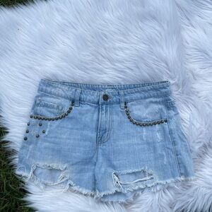 EUC BDG midrise cut off distressed denim shorts​​​​​​​​​​​​​